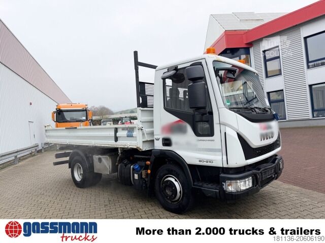 Transporter mit Kipper Iveco EuroCargo ML80E21 K 4x2, 2x AHK