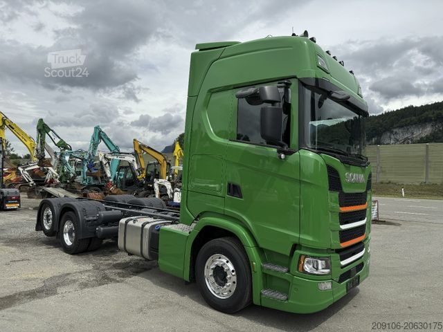 Chasis de camión SCANIA S 500 Retarder Voll Luft Lift+Lenkachse