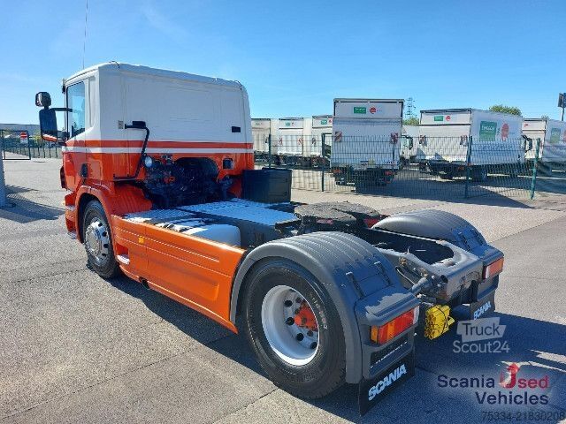 Bīstamo materiālu kravas automašīna Scania P 380 LA4x2MNA ADR FL Schaltgetriebe Hydraulik