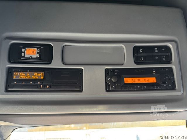 Camião plataforma com lona MERCEDES-BENZ ATEGO 1230 / Schiebeplane / LBW / 2 x AHK