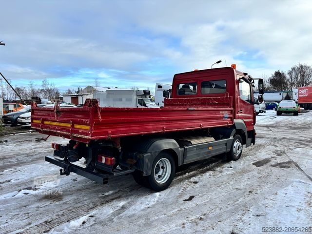 Třístranná sklápěcí dodávka MERCEDES-BENZ Atego 821 Meiller*3 Sitze*2xAHK*nur 56t km*Klima