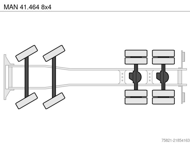 Zuigvoertuig MAN 41.464 8x4