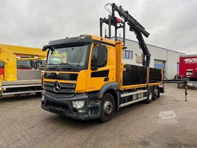Tovornjak z žerjavom Mercedes-Benz Antos 2540 + Hiab 133 K Pro Hipro