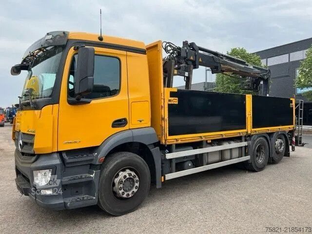 Vrachtwagen met kraan Mercedes-Benz Antos 2540 (SN828) + Hiab 166K Pro (2 x in stock)