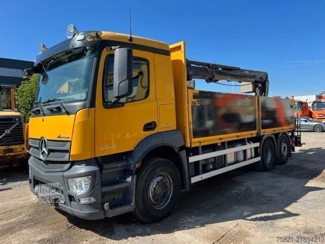 Vrachtwagen met kraan Mercedes-Benz Antos 2540 (SN987) + Hiab 166 K Pro (2 x in stock)