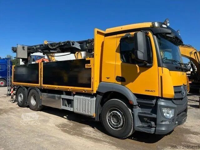 Vrachtwagen met kraan Mercedes-Benz Antos 2540 (SN987) + Hiab 166 K Pro (2 x in stock)