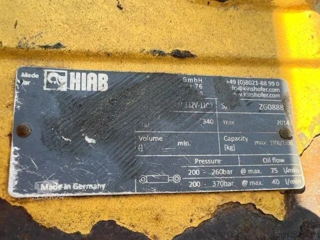 Vrachtwagen met kraan Mercedes-Benz Antos 2540 (SN987) + Hiab 166 K Pro (2 x in stock)