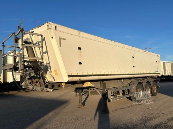 Savivartis puspriekabė SCHMITZ SGF S3 ALU KIPPMULDE 34M³, LIFTACHSE, SCHMITZ-ACHSEN, ROLLPLANE, PODEST