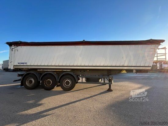 Savivartis puspriekabė SCHMITZ SGF S3 ALU KIPPMULDE 34M³, LIFTACHSE, SCHMITZ-ACHSEN, ROLLPLANE, PODEST