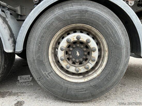 Savivartis puspriekabė SCHMITZ SGF S3 ALU KIPPMULDE 34M³, LIFTACHSE,   HARDOXBODEN, ROLLPLANE, PODEST