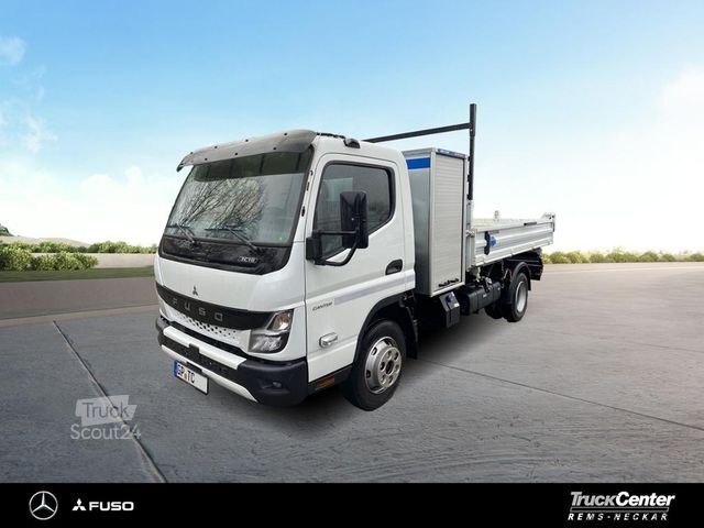 Furgón volquete trilateral FUSO 7C18 Meiller Kipper Roadbox