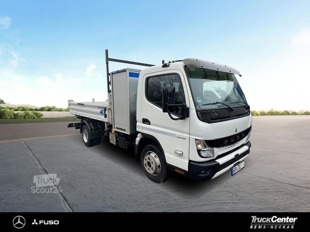 Three-way tipper van FUSO 7C18 Meiller Kipper Roadbox