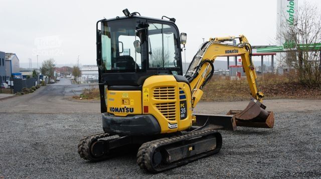 حفارة صغيرة KOMATSU PC35MR-3 PC35 Minibagger 3740 Kg