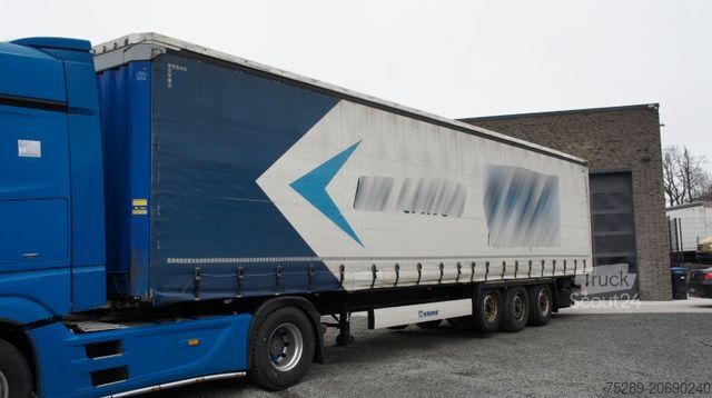 Ανοιχτό ημιρυμουλκούμενο με μουσαμά KRONE SD Doppelter Boden Verstärkte Plane 2x Liftachse