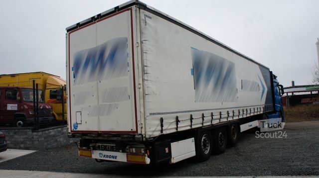 Ανοιχτό ημιρυμουλκούμενο με μουσαμά KRONE SD Doppelter Boden Verstärkte Plane 2x Liftachse