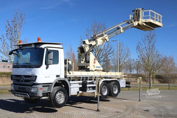 Hefplatform Mercedes-Benz Actros 2636 6X4 | TUNNEL PLATFORM | REMOTE DRIVING