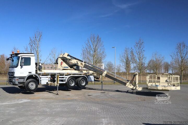 Hefplatform Mercedes-Benz Actros 2636 6X4 | TUNNEL PLATFORM | REMOTE DRIVING
