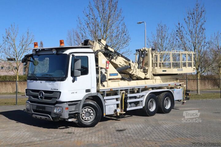 Hefplatform Mercedes-Benz Actros 2636 6X4 | TUNNEL PLATFORM | REMOTE DRIVING