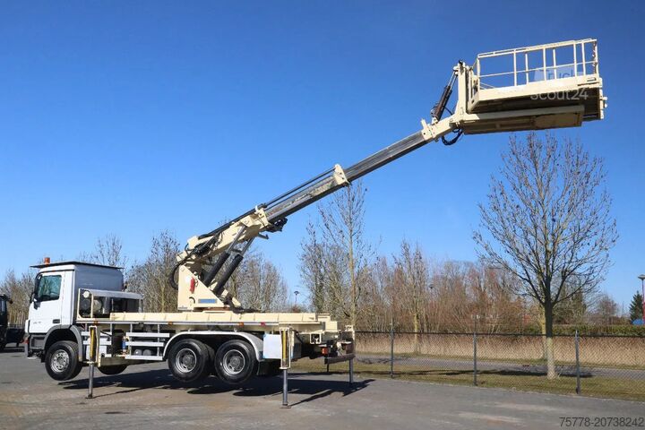Camión grúa Mercedes-Benz Actros 2636 6X4 | TUNNEL PLATFORM | REMOTE DRIVING