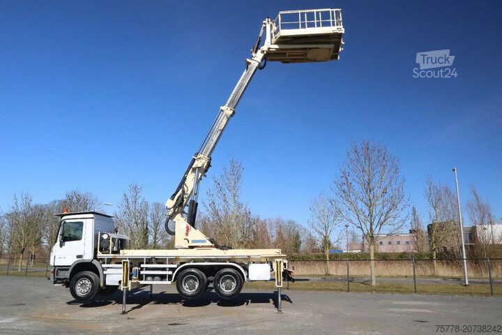 Camión grúa Mercedes-Benz Actros 2636 6X4 | TUNNEL PLATFORM | REMOTE DRIVING