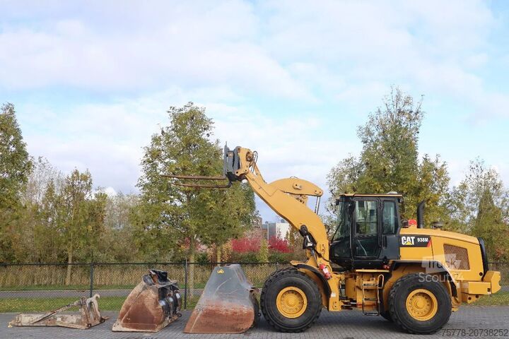 Ekskavatör Caterpillar 938 M | 2X BUCKET | JIB | FORKS | BSS | GOOD CO...