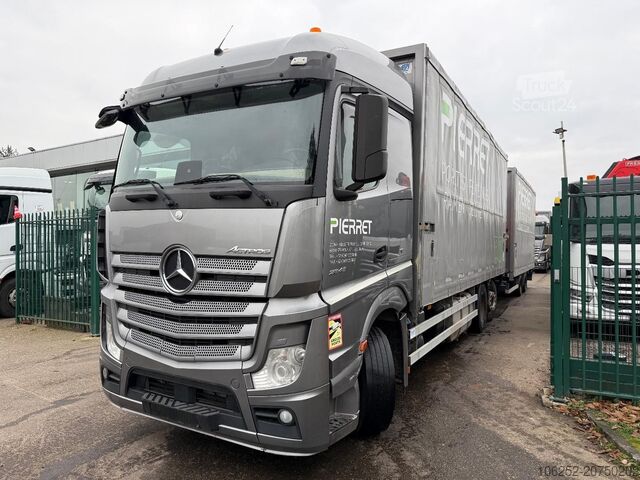 Volumetransport Mercedes-Benz ACTROS 2645 6x2 105m³ JUMBO + KRAN PALFINGER PK...