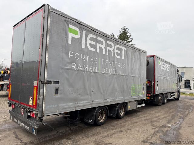 Volumetransport Mercedes-Benz ACTROS 2645 6x2 105m³ JUMBO + KRAN PALFINGER PK...
