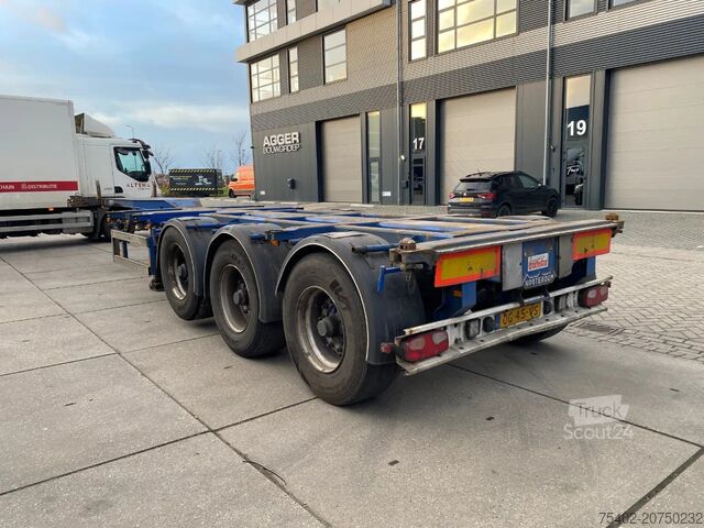 Containertransport Nooteboom FT-43-03V / 2x Extendable / 1x Lift Axle / BPW ...