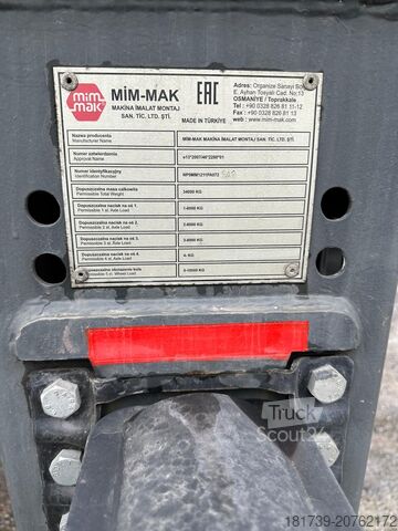 Dujinė priekaba MIMMAK Gas Semi-trailer MM 34.0t MM312