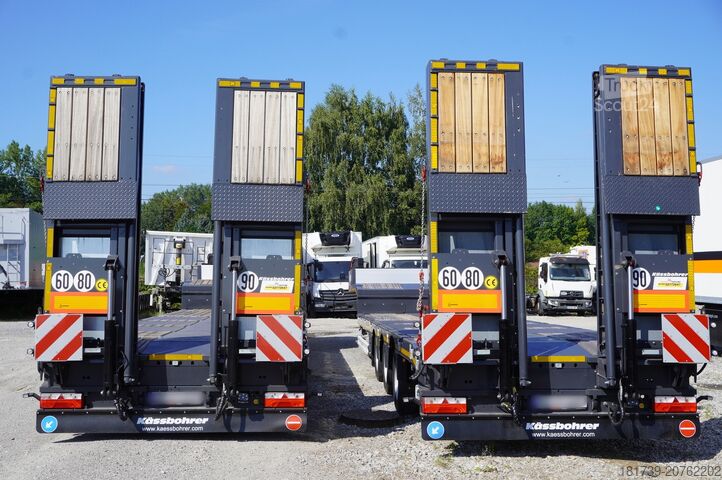 Semirremolque de plataforma baja Kässbohrer LB3E / 2025 / 4 units