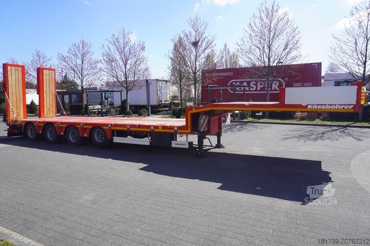 Semirremolque de plataforma Kässbohrer LB3E low-bed semi-trailer / 2025/ 4 axl