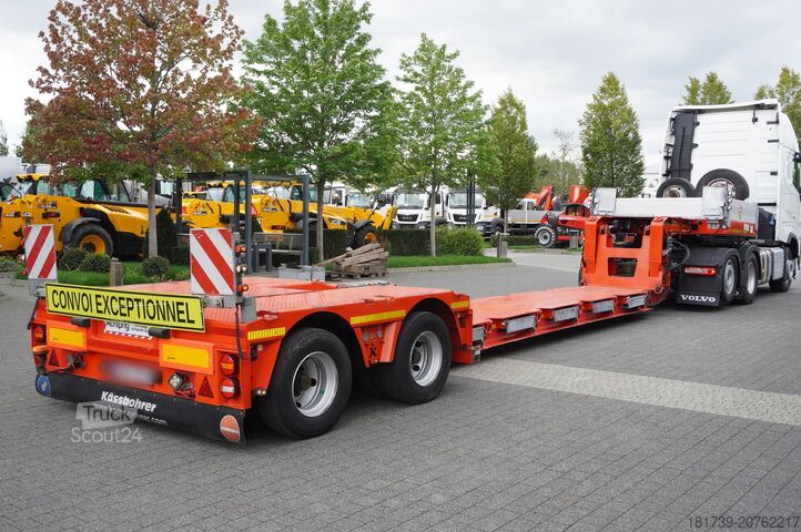 Remolque de cama baja / 2 unidades Kässbohrer LB2 TIEF-BETT low loader semi-trailer