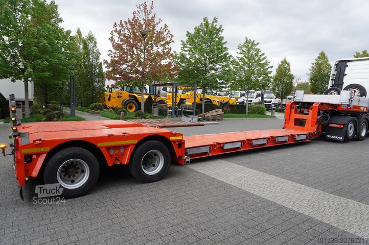 Remolque de cama baja / 2 unidades Kässbohrer LB2 TIEF-BETT low loader semi-trailer