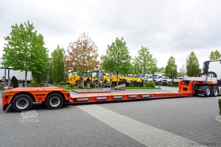 Remolque de cama baja / 2 unidades Kässbohrer LB2 TIEF-BETT low loader semi-trailer