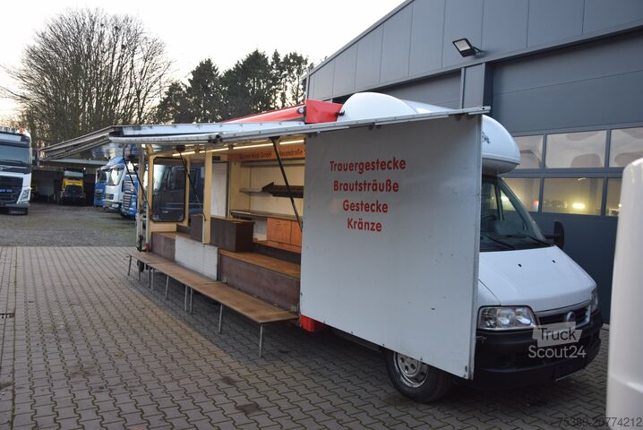 Kombijevsko vozilo Fiat 2,8 TDI Blumen Verkaufswagen Heizung Klima