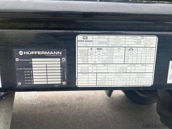 Prikolica HüFFERMANN ABROLLANHäNGER PREIS OHNE ABROLLCONTAINER