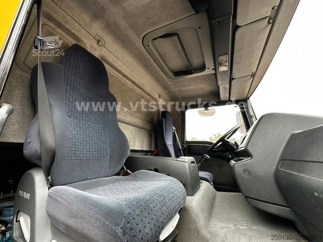 Vrachtwagen met bakwagen MAN TGM 22.280 6x2 Kofferaufbau, Ladebordwand