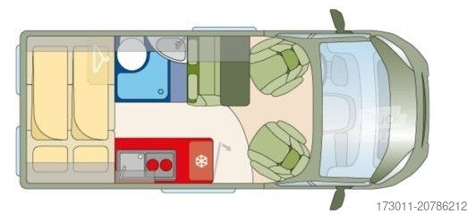 Camper ROADCAR R540 Aufstelldach ACC Navi MJ2025