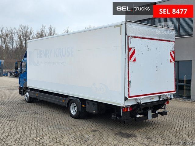 Samochód ciężarowy typu furgon MERCEDES-BENZ Atego 1218 / Ladebordwand / COC Junge