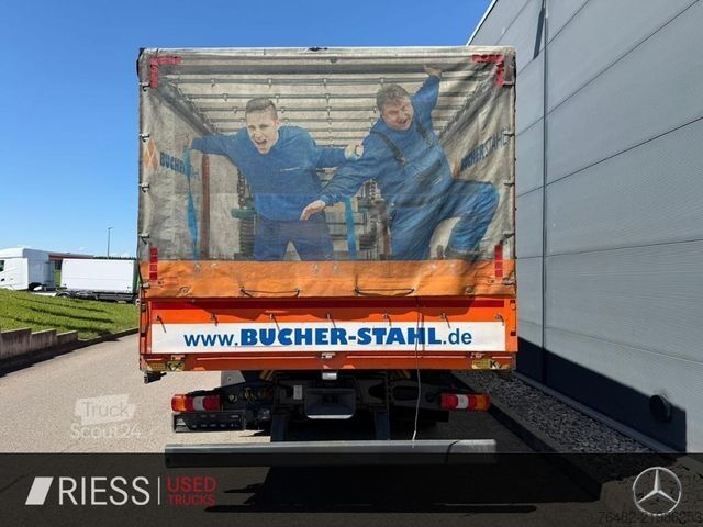 Furgon cu prelată laterală MERCEDES-BENZ Mercedes Benz 3 Achser 6x2 AUT LM