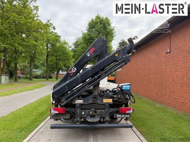 Фургон с краном на шасси грузовика MAN TGL 8.180 Hiab 055 D4 14m * 3 Sitzer * AHK 11 t