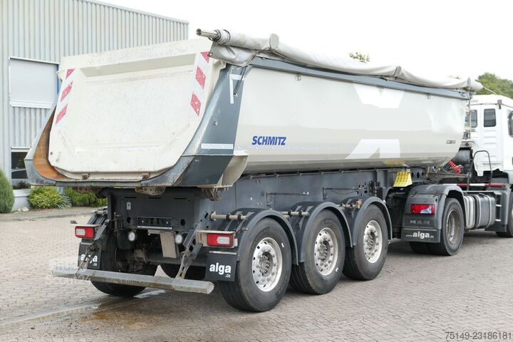 Semi-reboque basculante SCHMITZ CARGOBULL SKI 24 SL 7.2, Stahl, 25m³, Alu-Felgen,Luft-Lift
