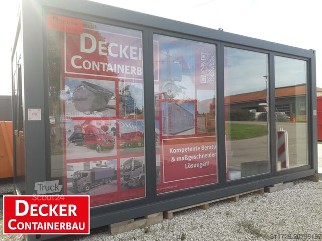 Gyvenamasis konteineris Decker Containerbau Büro-, Ausstellungscontainer