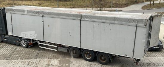 Puspriekabė su judančiomis grindimis KNAPEN SCHUBBODEN 92QM, CARGOFLOOR, LIFT-LENK, FUNK, BPW, TÜV NEU