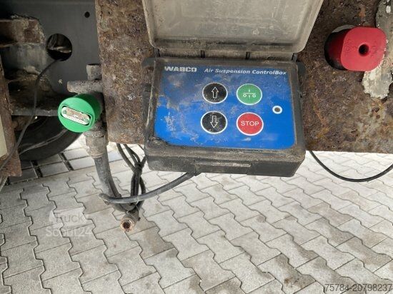 Puspriekabė su judančiomis grindimis KNAPEN SCHUBBODEN 92QM, CARGOFLOOR,  LIFT-LENK, FUNK, BPW, TÜV NEU