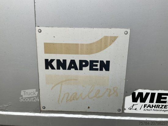 Puspriekabė su judančiomis grindimis KNAPEN SCHUBBODEN 92QM, CARGOFLOOR,  LIFT-LENK, FUNK, BPW, TÜV NEU