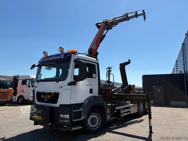 Sistema de brazo de gancho MAN TGS 26.320 + 6x4 FRONT TRACTION + STEERING/LIFT...
