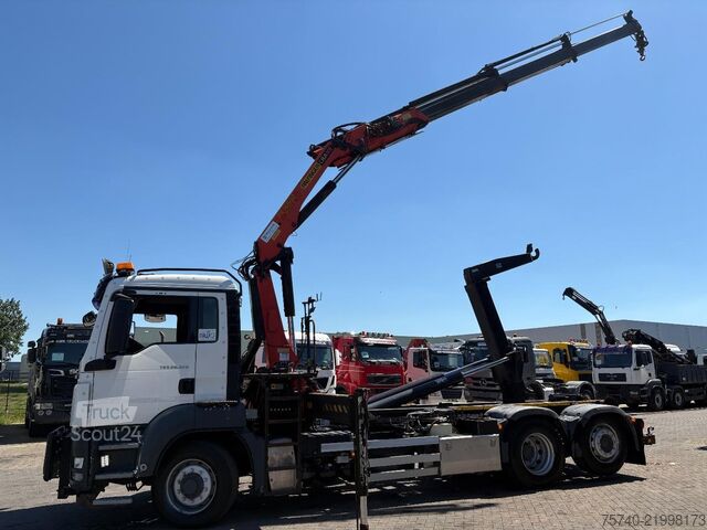 Sistema de brazo de gancho MAN TGS 26.320 + 6x4 FRONT TRACTION + STEERING/LIFT...