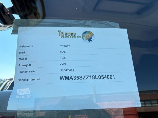 Kampókaros rendszer MAN TGS 26.320 + 6x4 FRONT TRACTION + STEERING/LIFT...