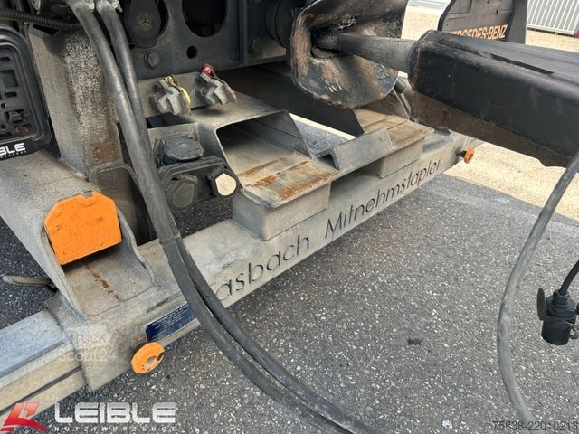 Camion cu platformă și prelată MERCEDES-BENZ Actros 2548*Stream Space*Fliegl Jumbo**